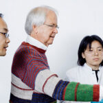 GUTCrine, CEO Professor Oluf Borbye Pedersen. CTO Assistant professor Yong Fan. ph.d.student Liwei Lyu. Photo, Claus Boesen