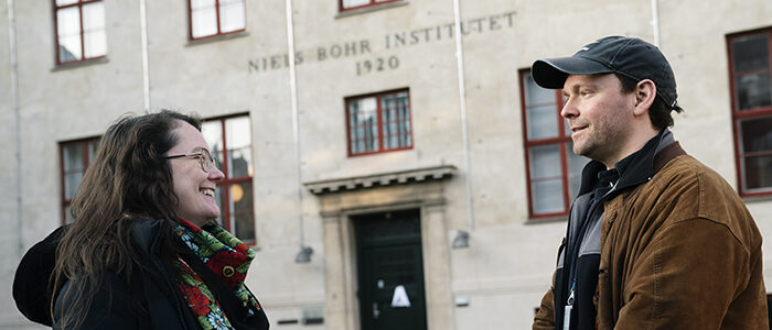 Molecular Quantum Solutions are located in Innovation District Copenhagen's Quantum Denmark. Left Kristin Bjorg Arnardottir. Right, Mark Nicholas Jones.