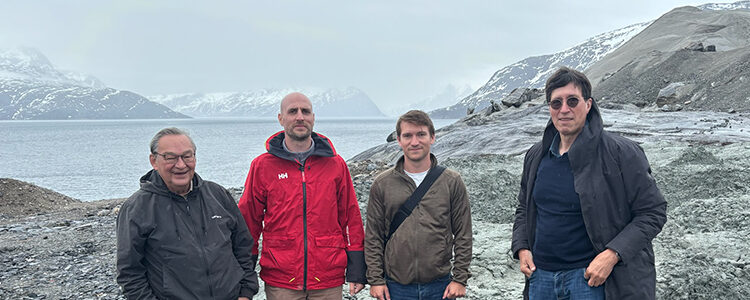 Greenlandic Rock Flour team aims to harvest their nutrient-rich carbon and nitrate capturing dust at the foot of the Greenland ice cap
